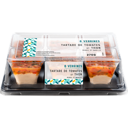 MIX BUFFET Verrine tartare de tomate et de thon 6 x 45 g