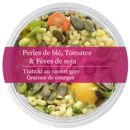 MIX Perle de blé tomates fèves de soja tzatziki 280g