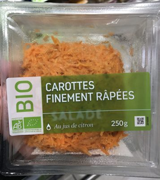 MIX OEUFFET Organic Grated Carrots 250 g