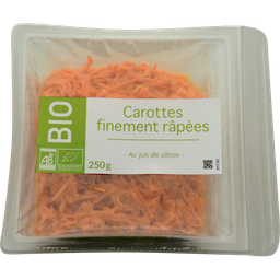 MIX BUFFET Organic Finely Grated Carrots 250 g
