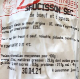 BUCHINGER Dry Sausage Whole 300 g
