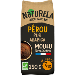NATURELA Café moulu bio Pérou pur arabica intensité 7 250g