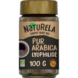 NATURELA Café lyophilisé bio 100% arabica intensité 7 100g