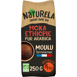 NATURELA Café Moulu bio Moka Ethiopie Pur arabica