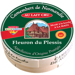 FLEURON DU PLESSIS Camembert de Normandie Leche Cruda AOP 250 g