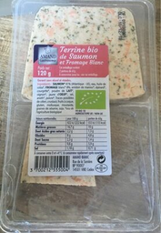 AMAND TERRINE Salmon and White Cheese Terrine Organic 120g