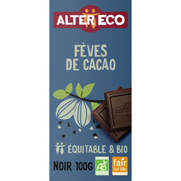 ALTER ECO Chocolate Negro com Pepitas de Cacau Bio 100 g