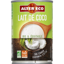 ALTER ECO Leite de coco Bio 400 ml