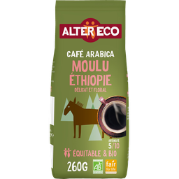 ALTER ECO Café moído puro arábica Etiópia 260 g