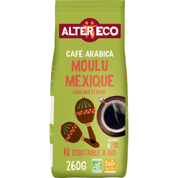 ALTER ECO Café moído puro arábica México Bio & comércio justo 260 g