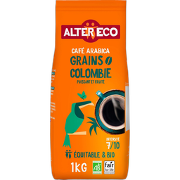 ALTER ECO Café em grão biológico Colômbia intensidade 5 1 kg