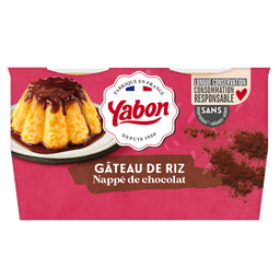 YABON Gâteau de riz au chocolat 4x125g