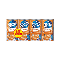 MONT BLANC Creme de Sobremesa Caramelo 4 latas de 570 g