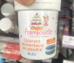 FRAMBOISEL Colorant Alimentaire en Poudre Bleu 10g