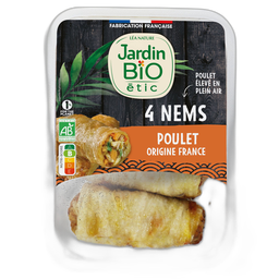 JARDIN BIO ETIC Nems au poulet 4x60g