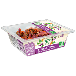 JARDIN BIO ETIC Salade détox aux choux rouges et basilic 1 part 160g