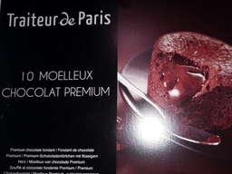 TRAITEUR DE PARIS Premium Chocolate Lava Cake 10 x 90 g