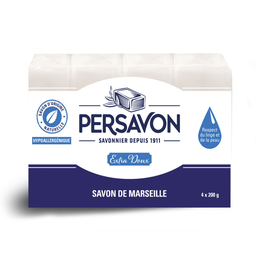 PERSAVON Extra Mild Marseille Soap Hypoallergenic 4x200g