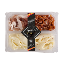 CORTE DEL GUSTO Apéritiv'O Festivo Chorizo Serrano Queso Olives 135 g