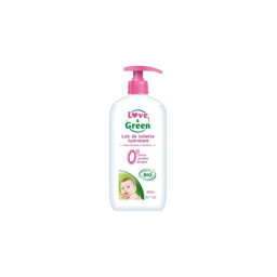 LOVE & GREEN Lait de toilette bébé hydratant Bio 500 ml