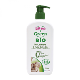 LOVE&AMP Love & Green - Bioliniment à l'huile d'olive Bio - 500ml