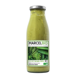 MARCEL BIO Sopa de verduras guisantes pepino menta 48cl