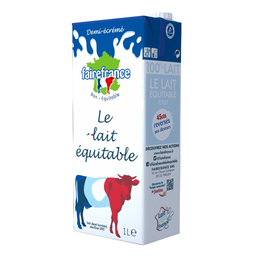 FAIRE FRANCE Leche Semidesnatada Esterilizada UHT 1 L