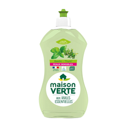 MAISON VERTE Liquide vaisselle Thym Basilic Ecolo 500 ml