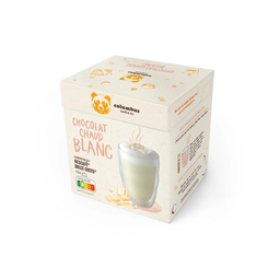 COLUMBUS Capsules de chocolat chaud blanc compatibles Dolce Gusto 12 capsules 216 g