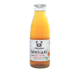 COLUMBUS Boisson thé noir pêche / nectarine verveine Bio CAFE 75 cl