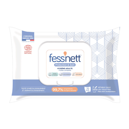 FESS'NETT Papel Higiénico Húmido Proteção & Cuidado, pacote de 70 folhas