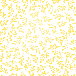 MESA BEL'A Serviet 33X33 branches gui jaune le lot de 20