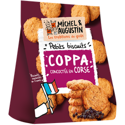 MICHEL ET AUGUSTIN Biscuits sablés apéritif la coppa et poivre noir 90