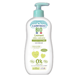 CARRYBOO Liniment oléo-calcaire à l'huile d'olive bio pour bébé 450ml