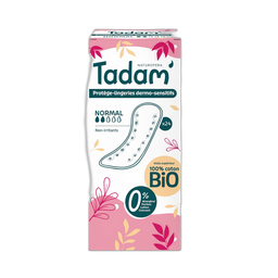TADAM Salvaslip dermo-sensitivo 100% algodón orgánico normal 24 piezas