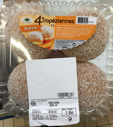 LES DÉLICES DES 7 VALLÉES Tropézienne Nature Congelada 4 x 75 g