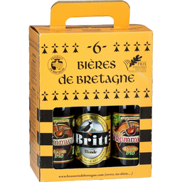 BRITT Estuche de cervezas de Bretaña Britt-Dremmwel 6 x 33 cl
