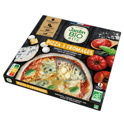 JARDIN BIO ETIC Pizza 3 fromages 400g