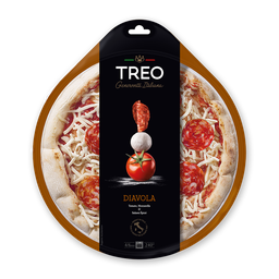 TREO Pizza la diavola la gastronomia di angelo 400 g