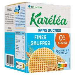 KARELEA Gaufres Gaufres sans sucres