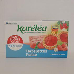 KARELEA Tartelettes à la fraise paquet 150g
