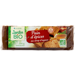 JARDIN BIO ETIC Pan de especias con sirope de agave Bio 300 g