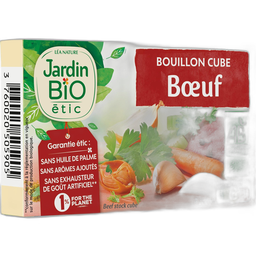 JARDIN BIO ETIC Bouillon cube de bœuf sans huile de palme 10 cubes