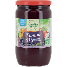 JARDIN BIO ETIC Postre de manzana y arándanos sin azúcares añadidos 680 g