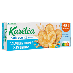 KARELEA Biscuits Palmiers Sans Sucres Ajoutés