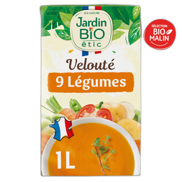 JARDIN BIO ETIC Creme de 9 legumes com um toque de natas 1 L