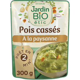 JARDIN BIO ETIC Guisantes partidos al estilo campesino 300 g