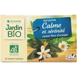 JARDIN BIO Infusão Calme et Sérénité Sabor Flor de Laranjeira, 20 unidades