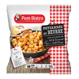 POM BISTRO pommes de terre rissolées 4 portions 500g