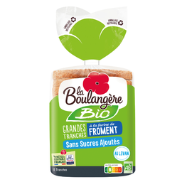 LA BOULANGERE Pain de mie Nature Bio LA BOULANGERE